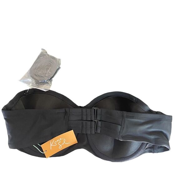 Kona Sol NEW bandeau bikini TOP Removable straps 16W & 18W - Picture 4 of 5